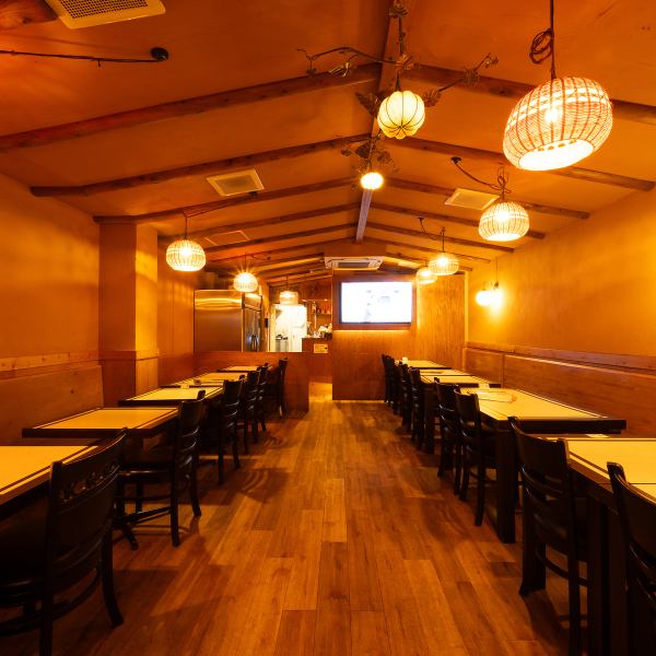 We offer spacious table seating at every table! Enjoy your meal or party in our beautifully renovated restaurant♪ Our restaurant has a cozy, homey atmosphere♪ Always cheerful, please come and enjoy our Korean home-style cooking at "Jikiya"♪