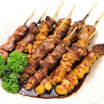 Grilled Skewers (with sauce or salt) (10 skewers)