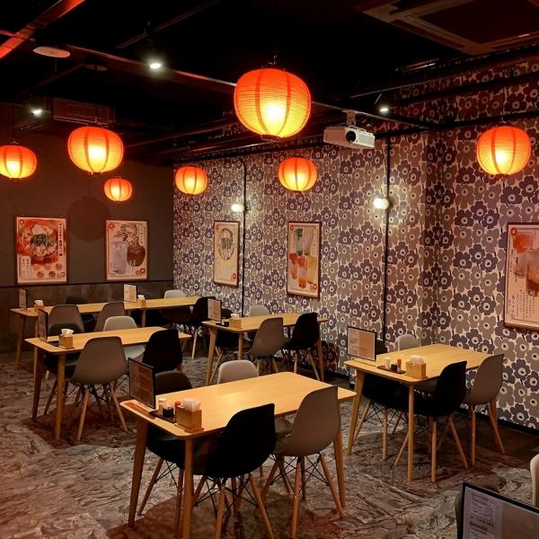 団体様~70名様までご利用いただけます!落ち着いた雰囲気でプライベートにも最適◎ご宴会や接待、忘年会や新年会、歓迎会、送別会のご利用に!