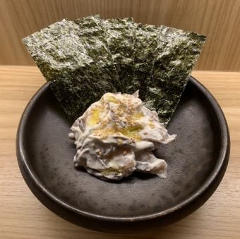 のり巻きいぶりガッコクリームチーズ