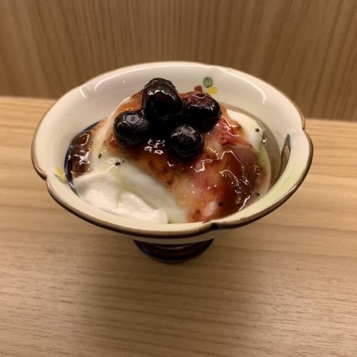 ベリーソースのパンナコッタ