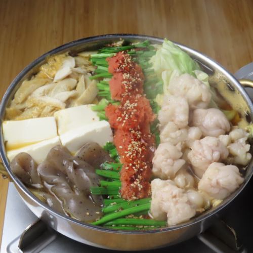 丁寧な下処理のもつ鍋♪