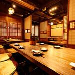 東京駅・八重洲エリアでの会社宴会や接待、飲み会など各種宴会は当店にお任せください♪広々とした完全個室席を多数ご用意しており、飲み放題付きの宴会コースも予算に合わせてお選び頂けるようになっております。当日予約ももちろんOK♪お気軽にご予約や空席確認などお問い合わせくださいませ♪