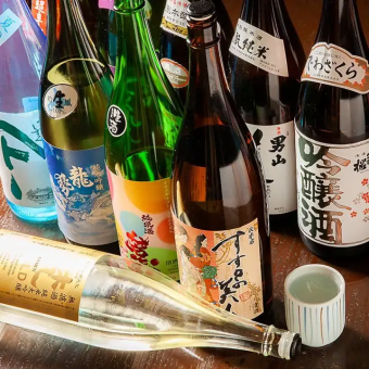 【生ビール・地酒付】120分飲み放題コース2,200円(税込)