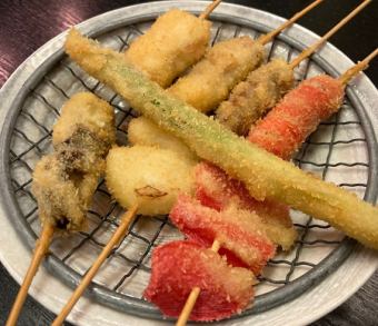 【浪速滿足套餐】生魚片、炸串、自助章魚燒、烤肉等9道菜品含無限暢飲/5500日圓