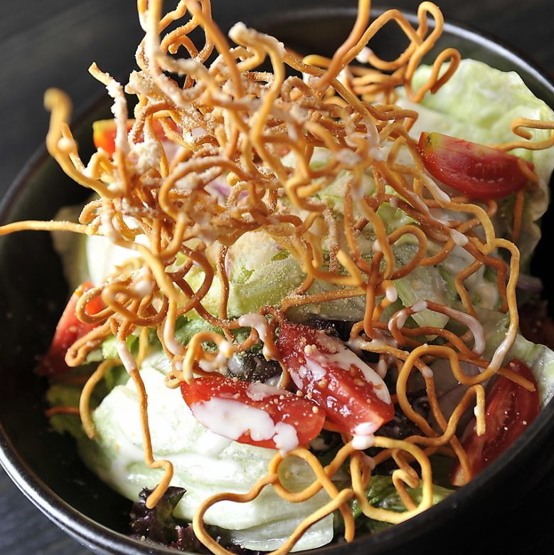 パリパリ蕎麦サラダ