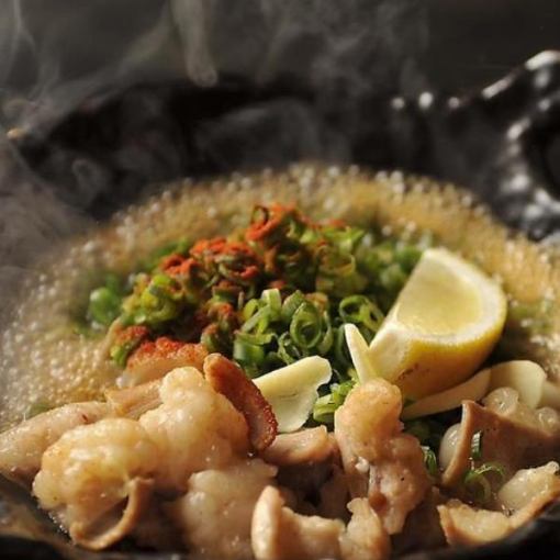 【期間限定！時間無制限飲み放題】鍋なし！名物もつ焼き、うる月鶏唐含む全9品5000円コース