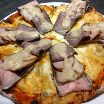 Greedy Pizza with 4 kinds of meat