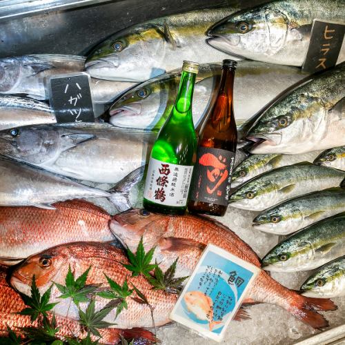 【鮮度抜群】長浜市場直送の旬な鮮魚をご提供◎