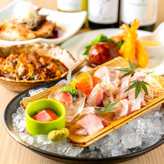 飲み放題付きコースは女性2,480円、男性2,980円からご用意！