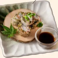 鯛のイカ昆布和え
