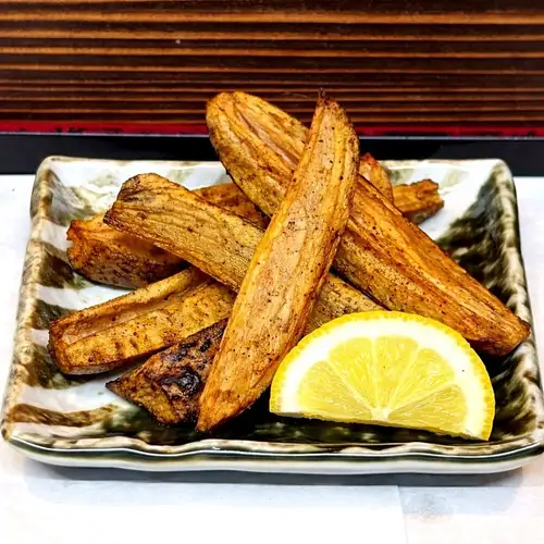 白石蓮根黒七味焼き