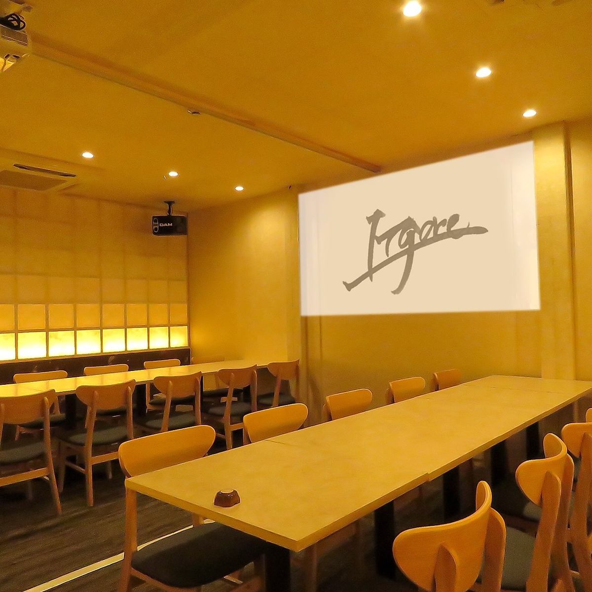 6名～10名個室を2部屋ご用意☆連結させて中規模宴会にも対応可◎