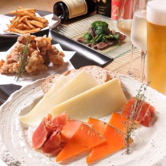 【2次会☆3次会コース】2時間飲み放題付き全4品3500円(税込)