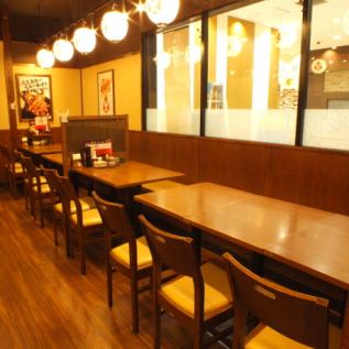 We have a lot of warm lighted seats! The atmosphere is excellent and the space is relaxing.