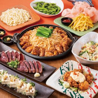 ◆Course◆ Includes chicken teppanyaki♪ [Includes 2 hours all-you-can-drink/3000 yen]