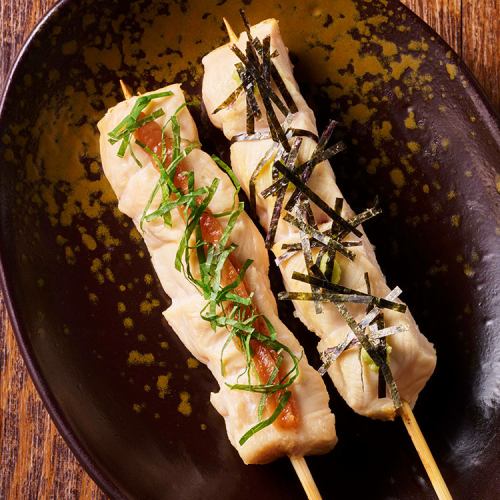 Domestic chicken fillet skewers (2 types)