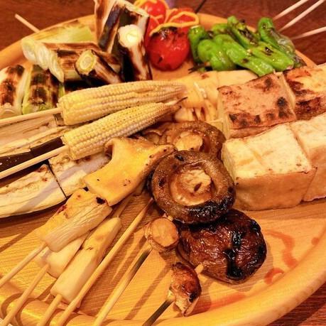 Healthy and happy ♪ 6 kinds of vegetable skewers