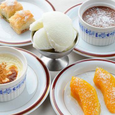 トルコならではのスイーツもご用意！