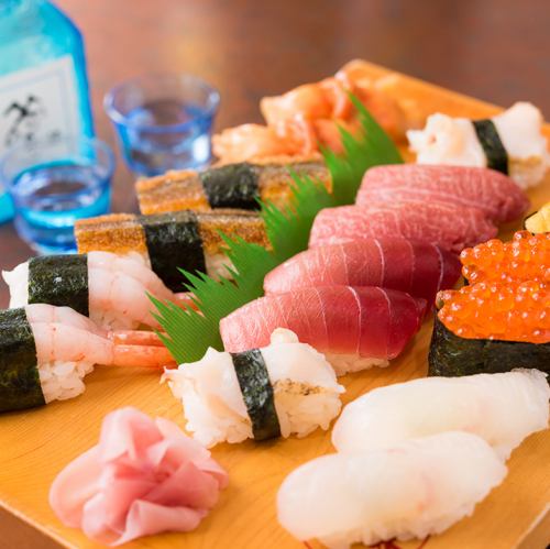 [◆◇~Colorful sushi that makes the palm of your hand dance~◇◆] Techniques created by the second-generation owner who inherited Edomae flavors and techniques♪