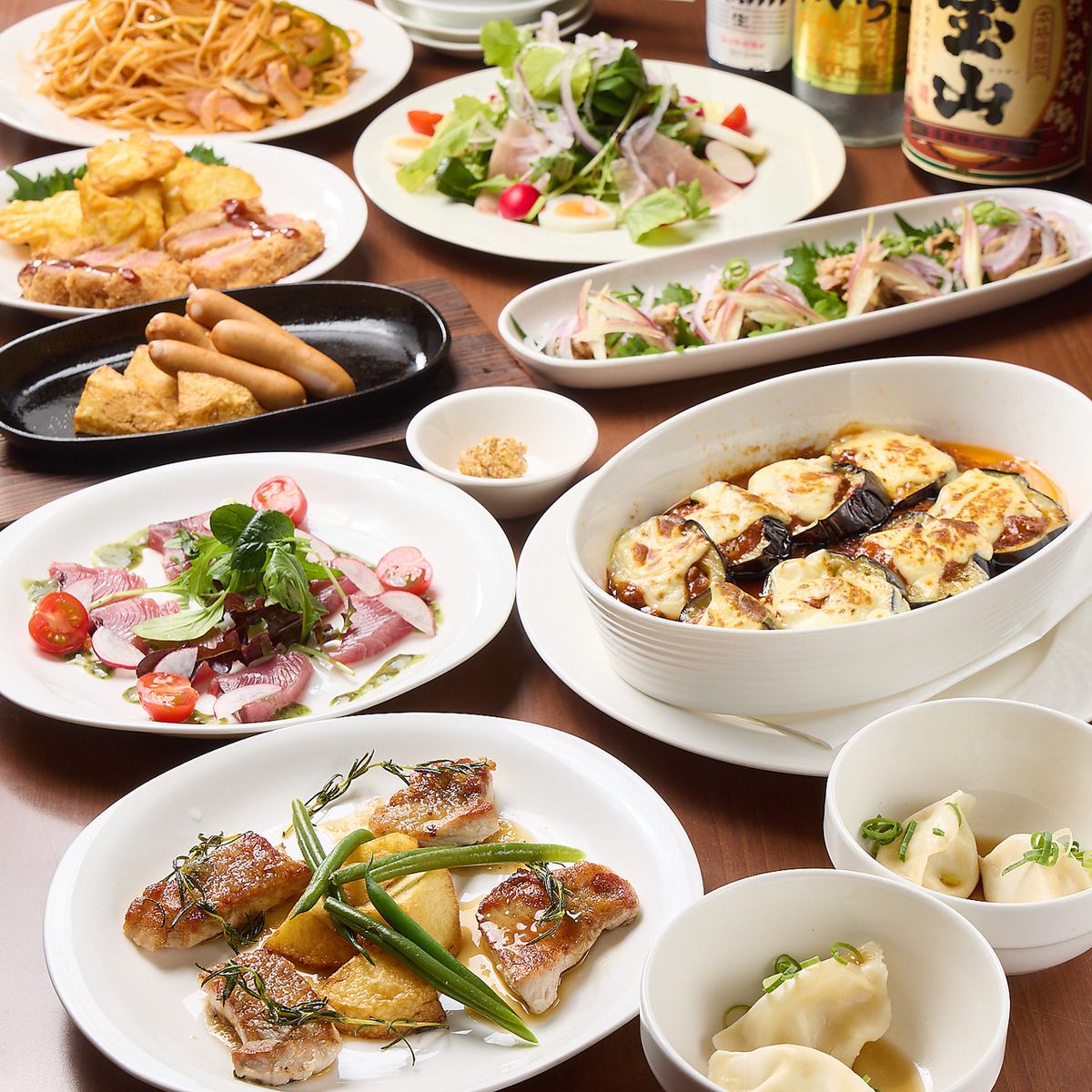 ボリューム満点宴会コースを4,000円からご用意しております♪貸切も大歓迎！