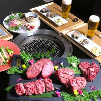 【和良く！厳選牛すき焼コース】ゆったりお席150分☆黒樺牛のもも薄切りなど全8品8800円(税込)♪