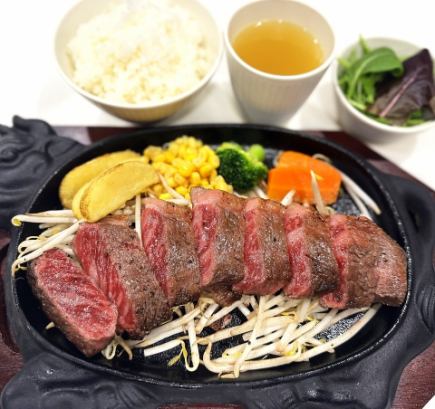 【午餐】国产西冷牛排午餐 150克 3,380日元（含税）共4道菜