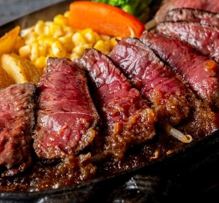 【ランチ】ランプステーキランチ１５０ｇ　１９８０円（税込）全４品