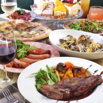 歓送迎会に◎【がっつりステーキイタリアンコース】全11品+90分飲み放題 4500円(税込)