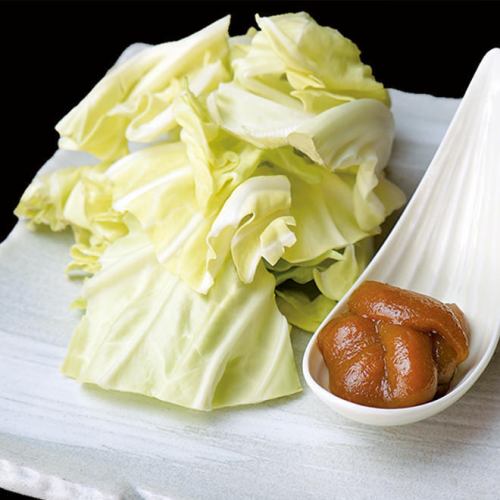 Oil miso andansuu cabbage