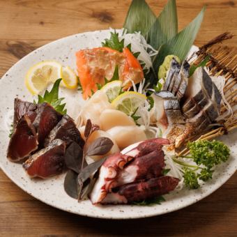 Assorted sashimi of the day