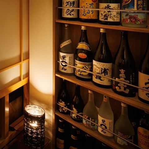 We also have a wide selection of carefully selected local sake!