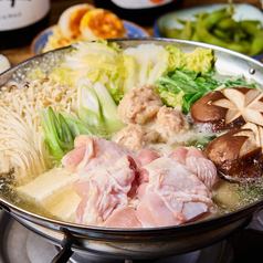 3H飲み放題付《水炊き満喫コース》水炊き鍋・生姜香るとり天・鶏刺しなど!全9品 5500円