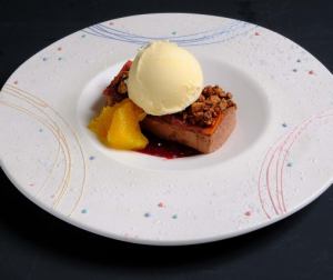 赤ワイン香るチョコレートのムース