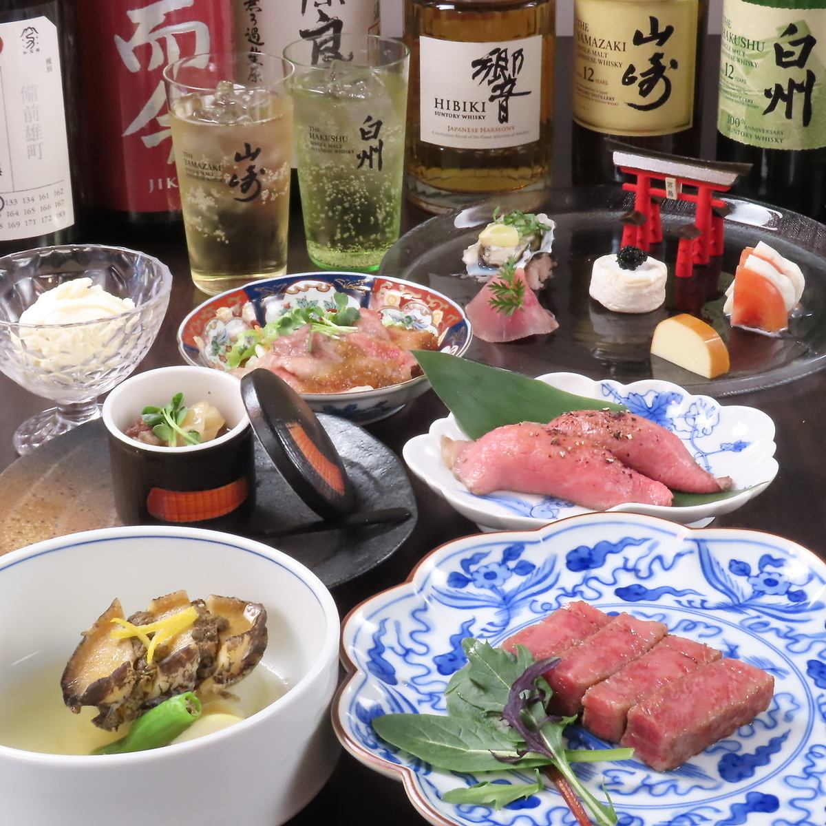 ディナーにぴったりのコース料理をご用意◎