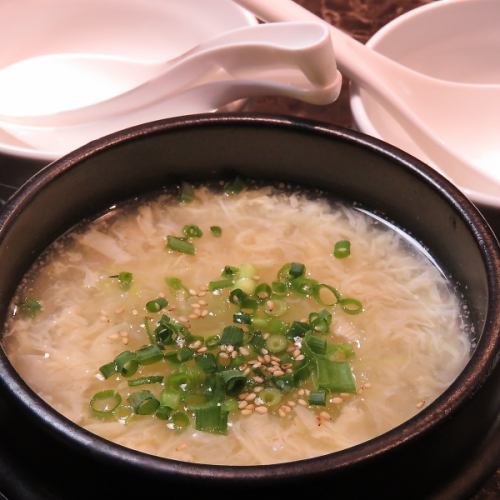 Egg soup