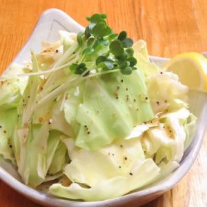 Infinite cabbage with salt sauce