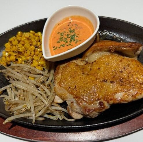 大山地鶏ステーキ セット