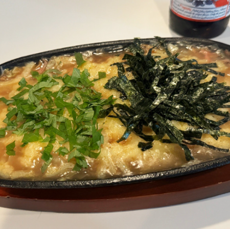 明太もちチーズもんじゃ (中)