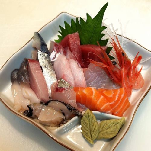 お刺身の提供も再開♪