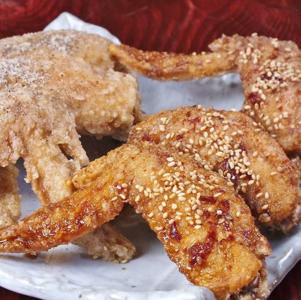 Deep-fried chicken wings (1 piece)