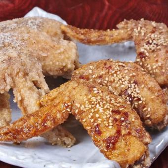[Specialty ★ Full course] Famous chicken wings and teppanyaki! 7 dishes in total + 120 minutes [All you can drink] 4000 yen ⇒ 3500 yen <Non-pot course>