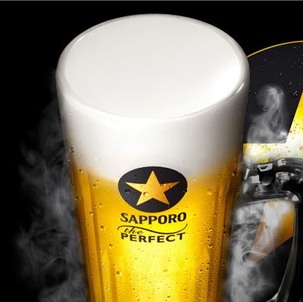 尽情享用美味的生啤♪