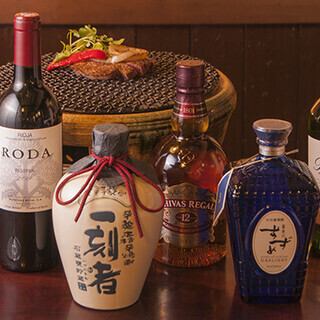 定番のお酒を多数ご用意！