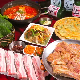 当日OK飲み放題付【meat16_Aコース】5500円(税込)