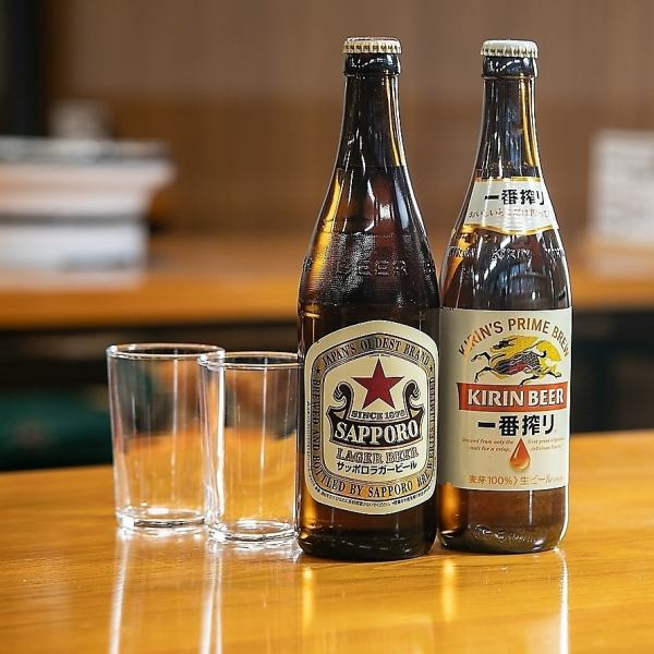 圧倒的コスパ！静岡最安値の瓶ビール　328円(税込)～&上質なA5ランクの和牛をお楽しみ下さい♪