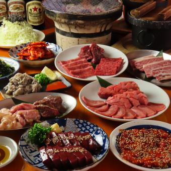 モツの元ちゃん＜特選コース＞名物15品＋飲み放題付6,000円(税込)