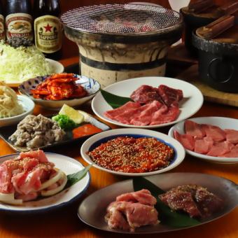 モツの元ちゃん＜堪能コース＞名物12品＋飲み放題付5,000円(税込)