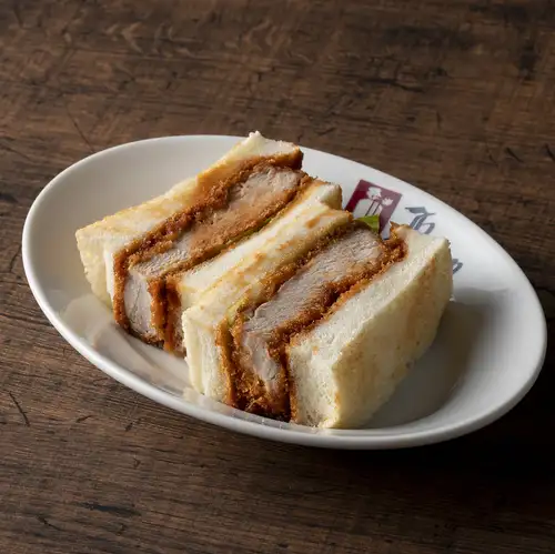 Pork fillet cutlet sandwich (2 slices)