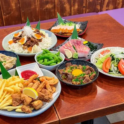 【120分飲み放題付き】こがねぼしコース　全8品◆4,200円(税込)